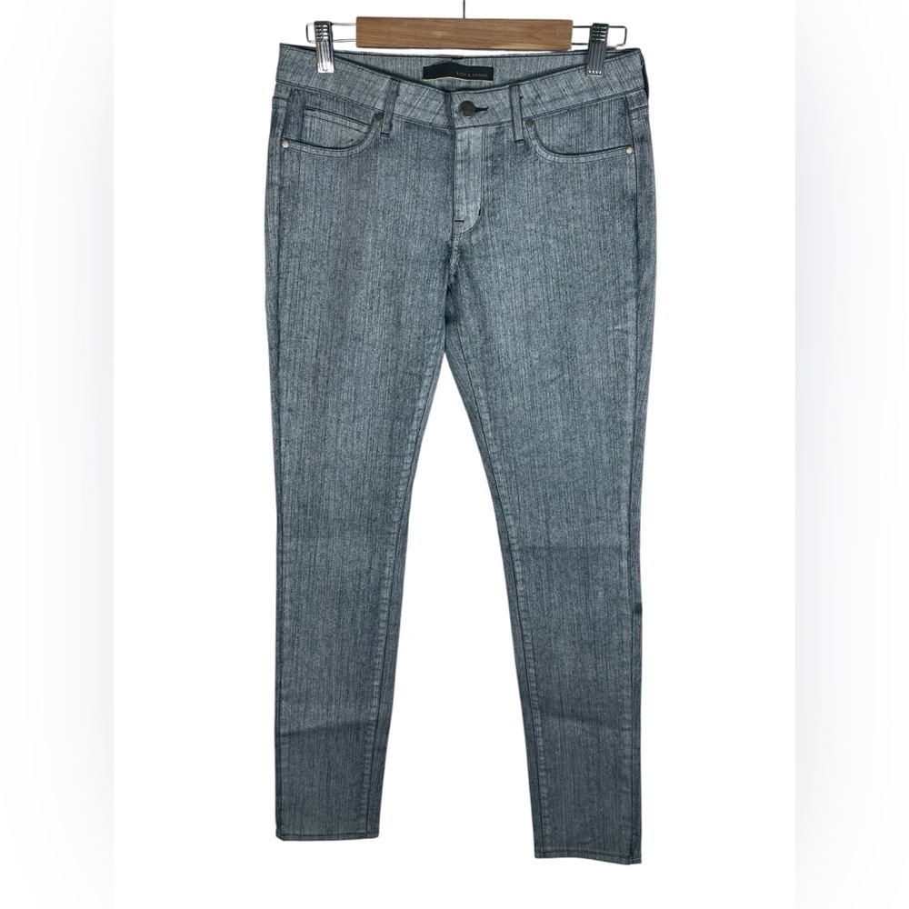 Rich & Skinny Grayish Blue Women Jeans Size 27